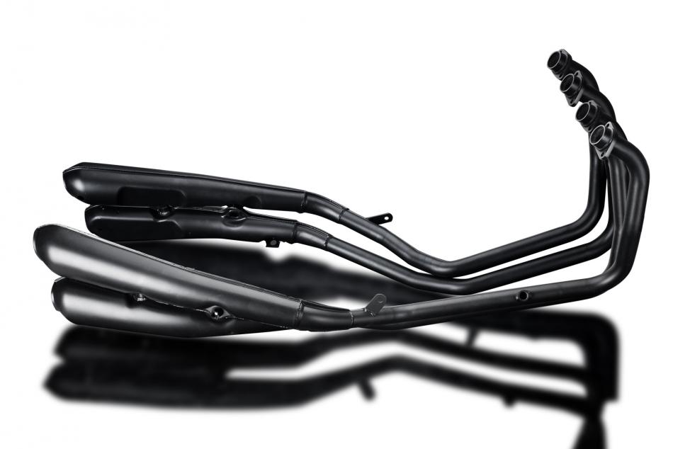 Kawasaki Z900RS SE 2018-2024 Complete 4-4 Black Ceramic Exhaust System Silencers