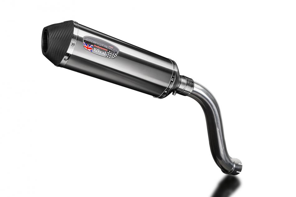 SUZUKI SV650 1998-2002 Hi-LEVEL 343mm X-OVAL STAINLESS SILENCER EXHAUST KIT