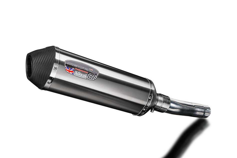 TRIUMPH SPEED TRIPLE 955i 02-04 343mm X-OVAL STAINLESS SILENCER EXHAUST KIT