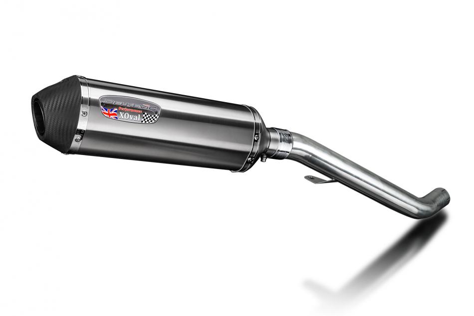 Triumph Street Triple 675 2013-2016 343mm X-Oval Stainless Exhaust Silencer Kit