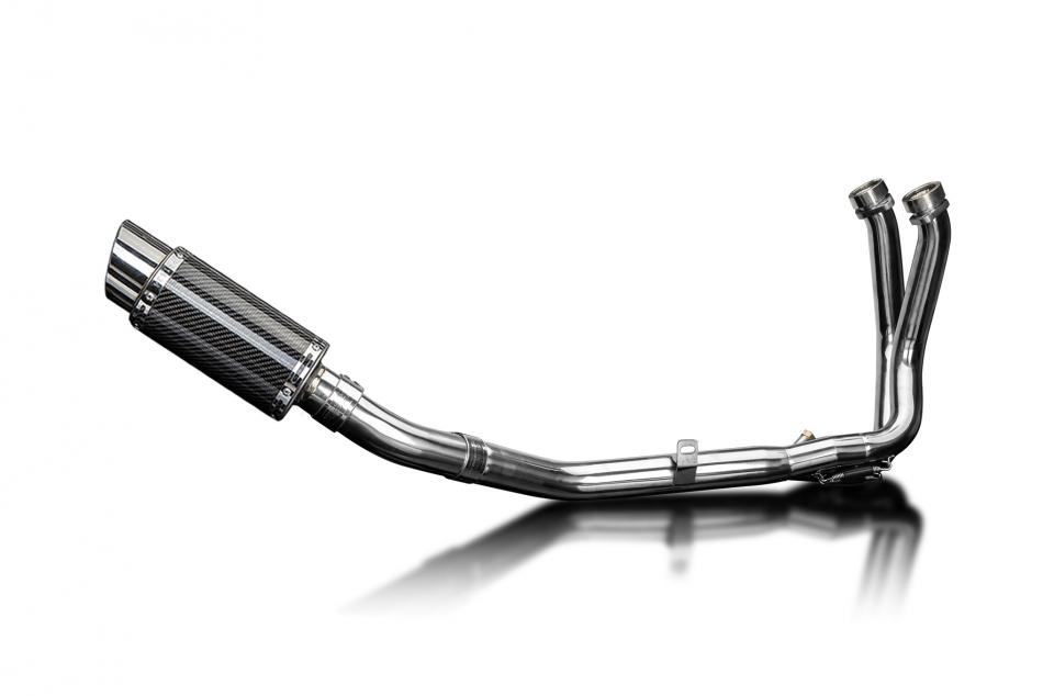 Honda CB750 Hornet 2023-2025 Full Exhaust 200mm Round Carbon Silencer Can