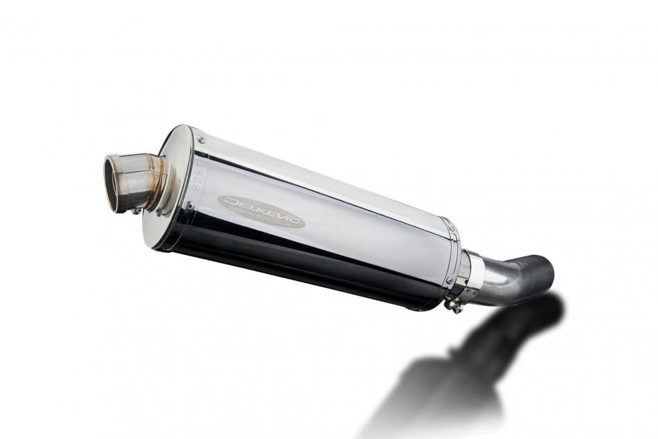 KAWASAKI ZX10R NINJA 2008-2010 350mm OVAL STAINLESS BSAU SILENCER EXHAUST KIT