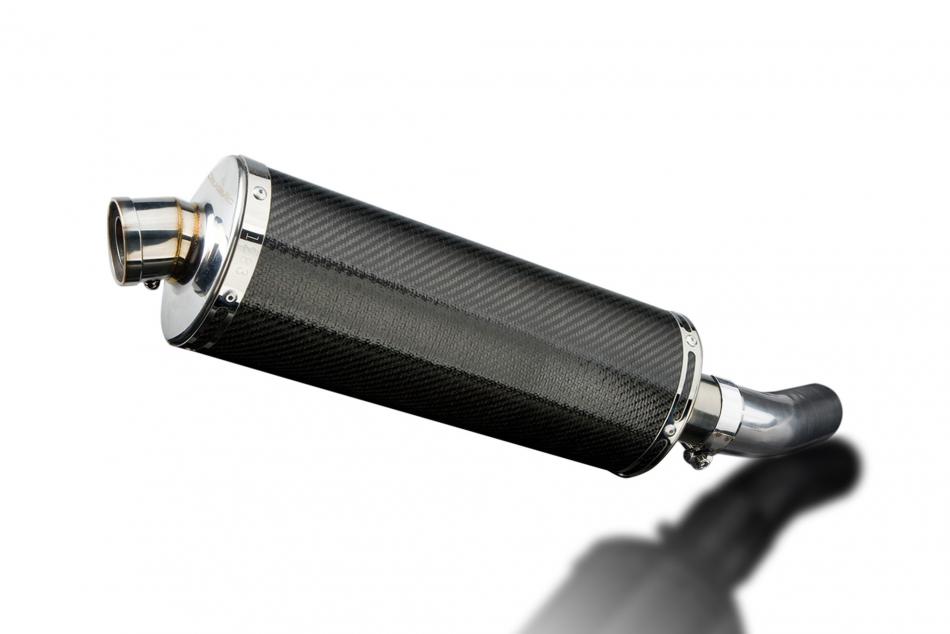 SUZUKI GSXR600 GSX-R600 2008-10 350mm CARBON BSAU SILENCER EXHAUST KIT