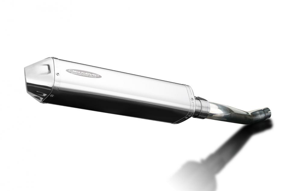 Yamaha TDM850 1991-2001 420mm Tri-Oval Stainless Exhaust Silencer Can Kit