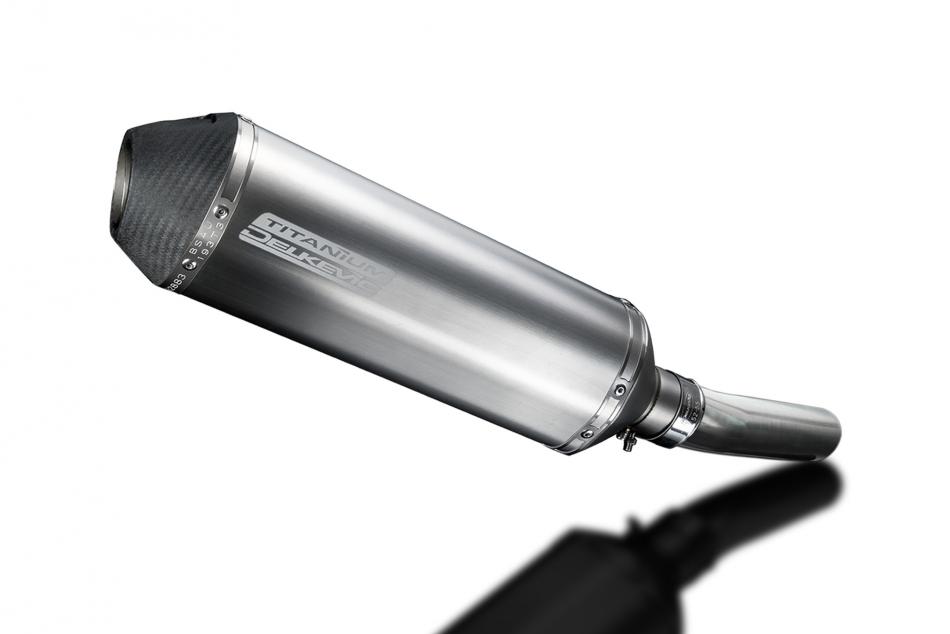 Kawasaki 1000 Versys 2010-2014 343mm X-Oval Titanium Exhaust Silencer Can Kit