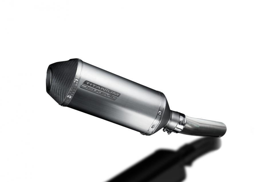 Kawasaki 1000 Versys 2010-2014 260mm X-Oval Titanium Exhaust Silencer Can Kit