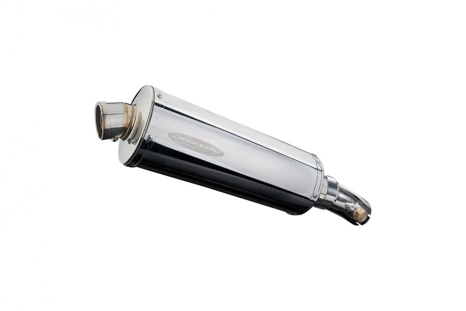 KAWASAKI KLE650 VERSYS 2007-2014 350mm OVAL STAINLESS BSAU SILENCER EXHAUST KIT