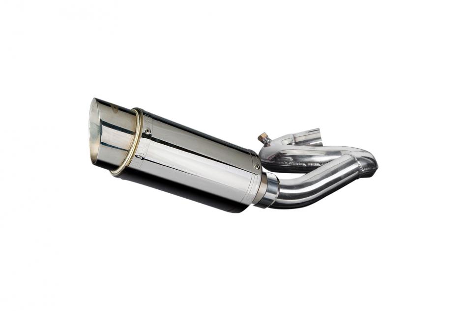 HONDA CBR1000RR FIREBLADE 08-15 200mm ROUND STAINLESS SILENCER EXHAUST KIT