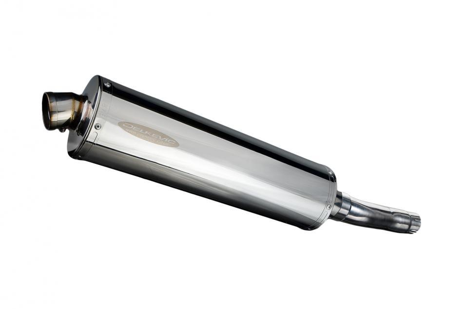 TRIUMPH SPEED TRIPLE 955i 02-04 450mm OVAL STAINLESS BSAU SILENCER EXHAUST KIT