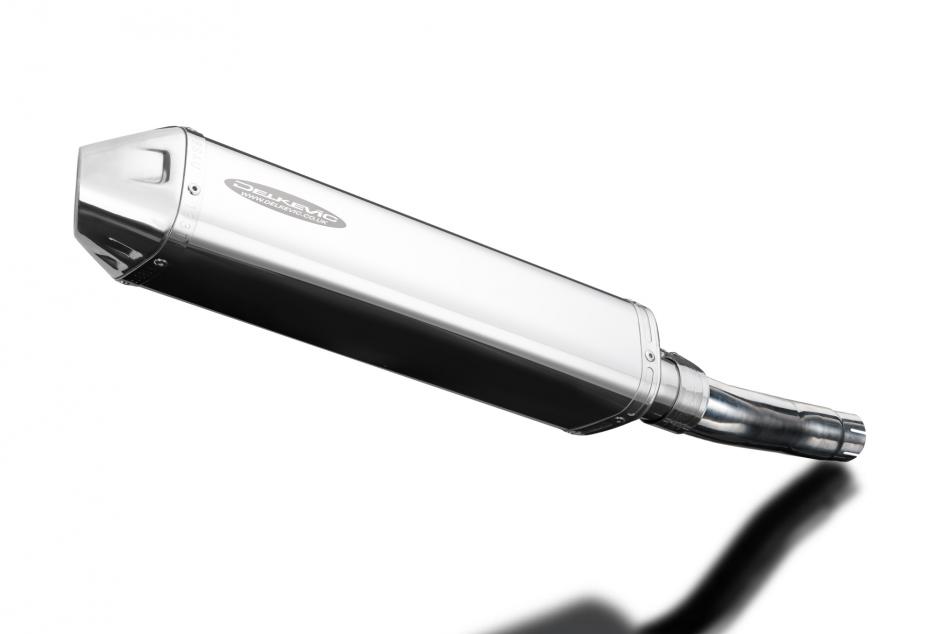 Triumph Speed Triple 955i 02-04 420mm Tri-Oval Stainless Exhaust Silencer Kit