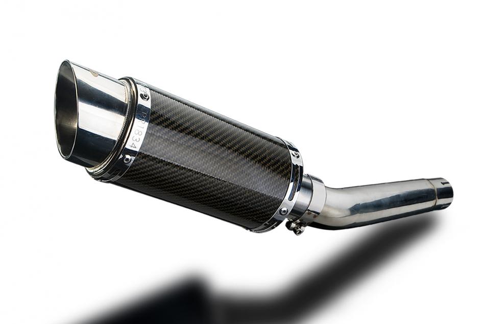 YAMAHA FZR600 FOXEYE 1994-1996 200mm ROUND CARBON  SILENCER EXHAUST KIT