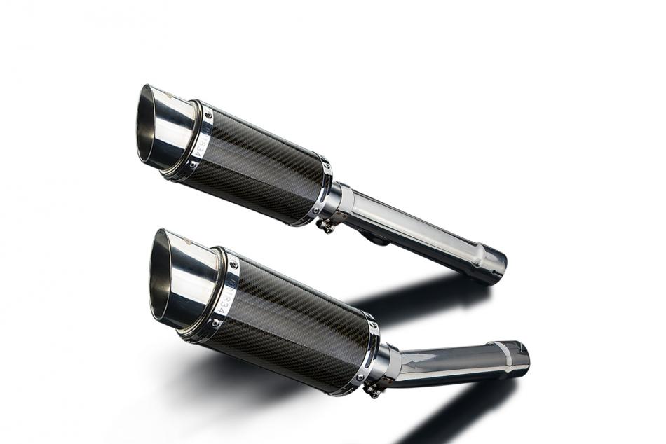 HONDA CB1100SF X-11 1999-2002 200mm ROUND CARBON  SILENCER EXHAUST KIT