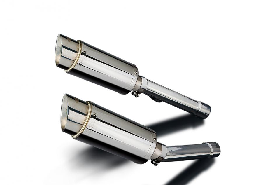 HONDA CB1100SF X-11 1999-2002 200mm ROUND STAINLESS SILENCER EXHAUST KIT