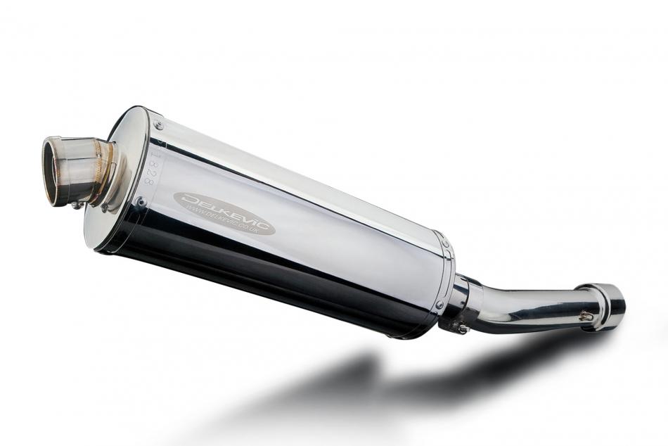 APRILIA TUONO R FACTORY 2002-05 350mm OVAL STAINLESS BSAU SILENCER EXHAUST KIT