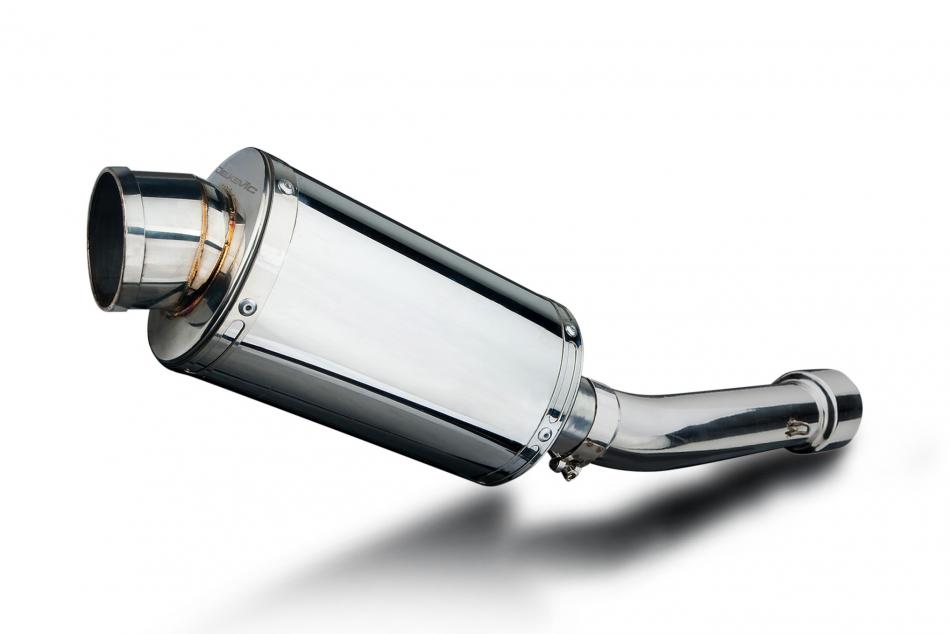 APRILIA TUONO R FACTORY 2002-05 225mm OVAL STAINLESS SILENCER EXHAUST KIT