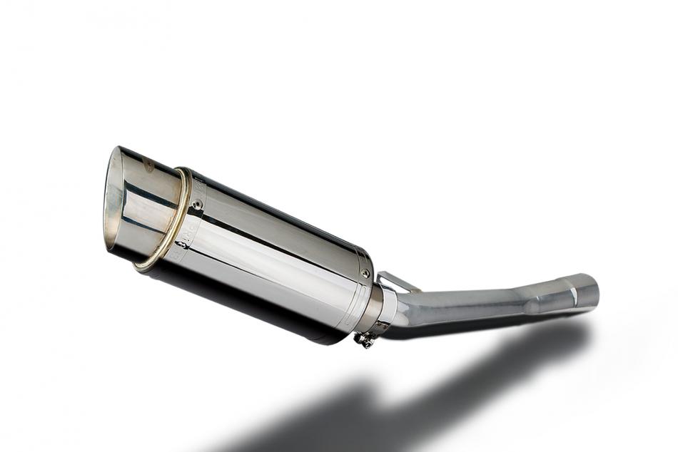 SUZUKI GSX750F SPORTS 1998-2006 200mm ROUND STAINLESS SILENCER EXHAUST KIT