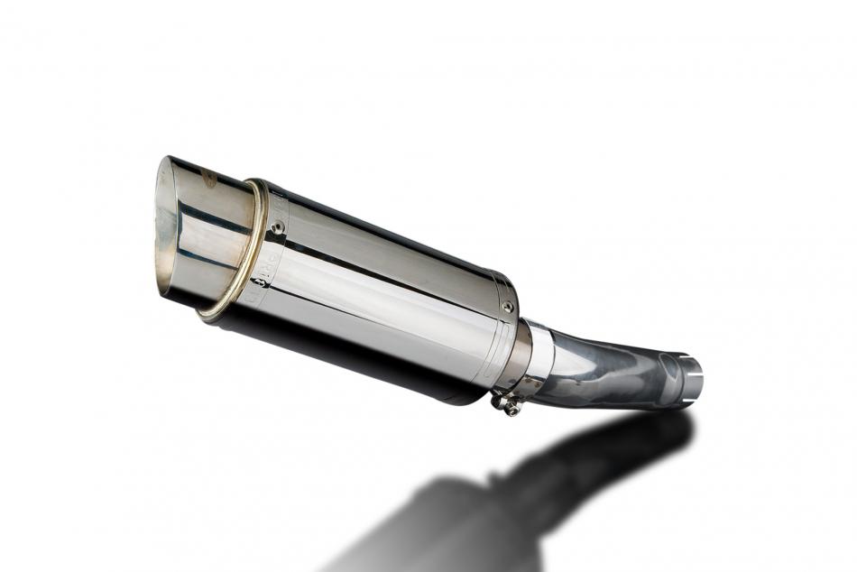 SUZUKI GSXR750 GSX-R750 2008-10 200mm ROUND STAINLESS SILENCER EXHAUST KIT