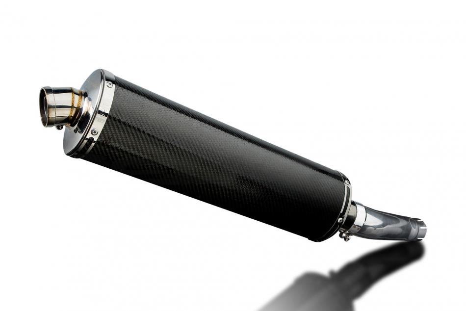 SUZUKI GSXR750 GSX-R750 2008-10 450mm OVAL CARBON BSAU SILENCER EXHAUST KIT