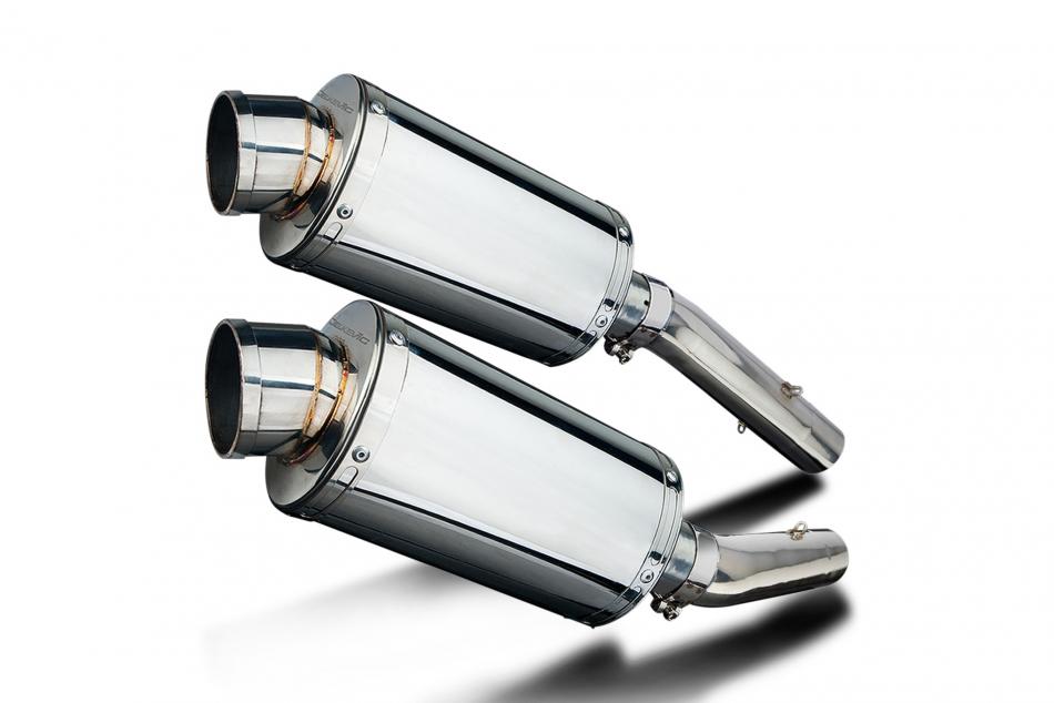 APRILIA TUONO1000R FACTORY 06-10 225mm OVAL STAINLESS SILENCER EXHAUST KIT