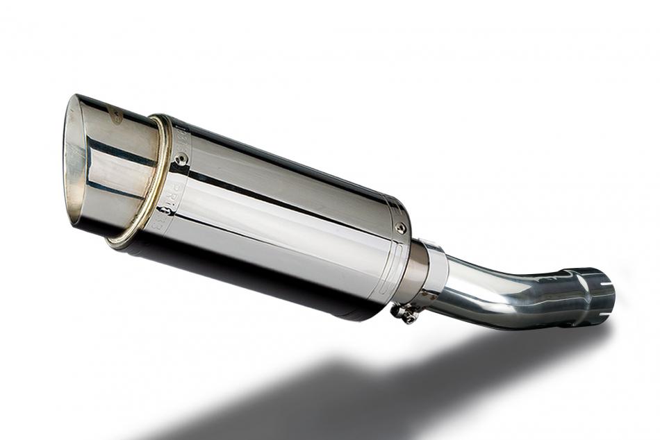 SUZUKI GSX1250 FA 2010-2016 200mm ROUND STAINLESS SILENCER EXHAUST KIT