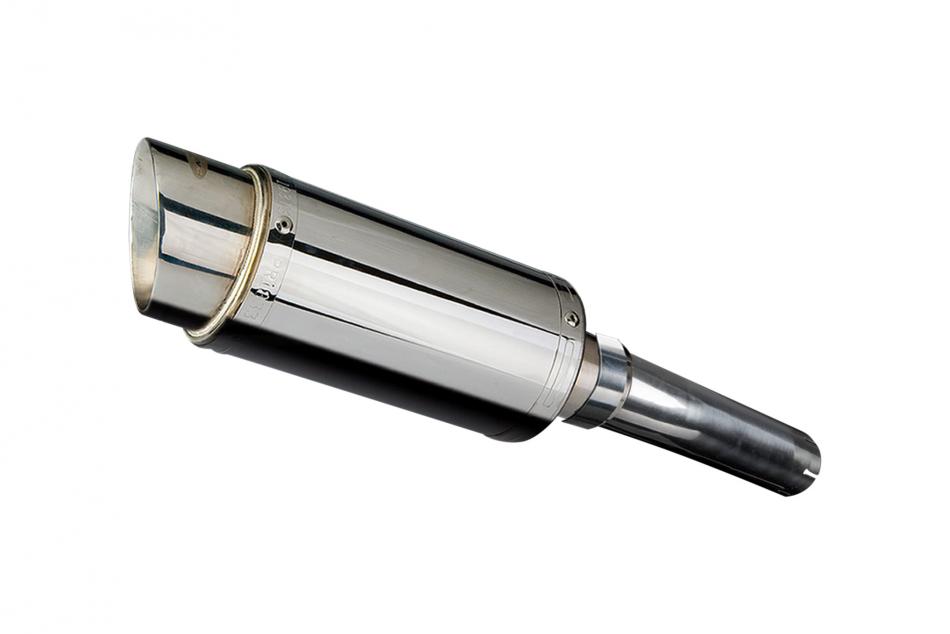 HONDA CBR600F 1987-1990 200mm ROUND STAINLESS SILENCER EXHAUST KIT