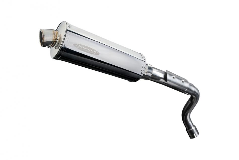 HONDA CB600F HORNET 03-06 HI LEV 350mm OVAL STAINLESS BSAU SILENCER EXHAUST KIT