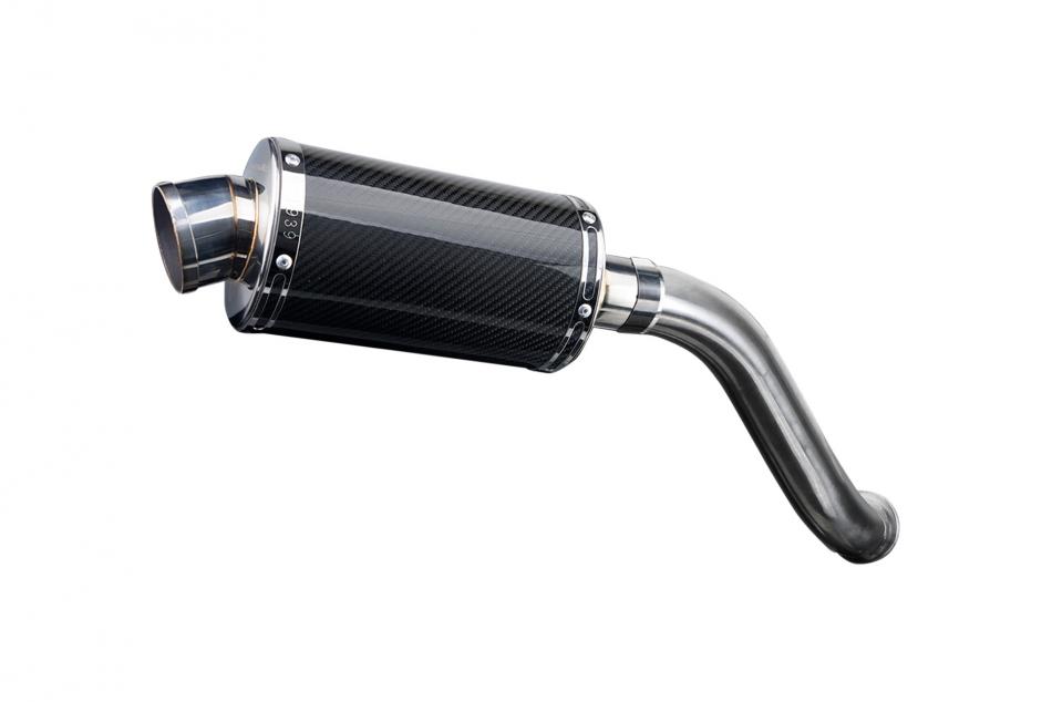 HONDA VFR750 1994-1997 HI LEVEL 225mm OVAL CARBON SILENCER EXHAUST KIT