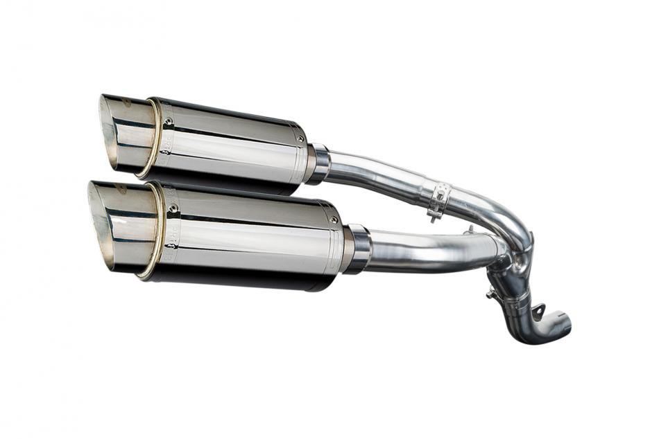 KAWASAKI ZX10R NINJA 2006-2007 200mm ROUND STAINLESS SILENCER EXHAUST KIT