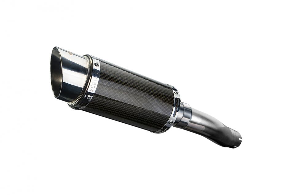 HONDA CBR600F 11-13 ABS HI LEVEL 200mm ROUND CARBON  SILENCER EXHAUST KIT