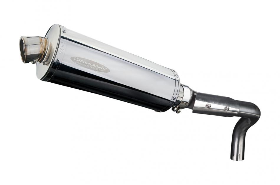 HONDA CB600F HORNET 1998-2002 350mm OVAL STAINLESS BSAU SILENCER EXHAUST KIT