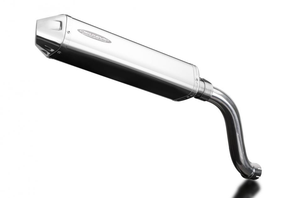 Suzuki SV650 1998-2002 420mm Tri-Oval Stainless Exhaust Silencer Can Kit