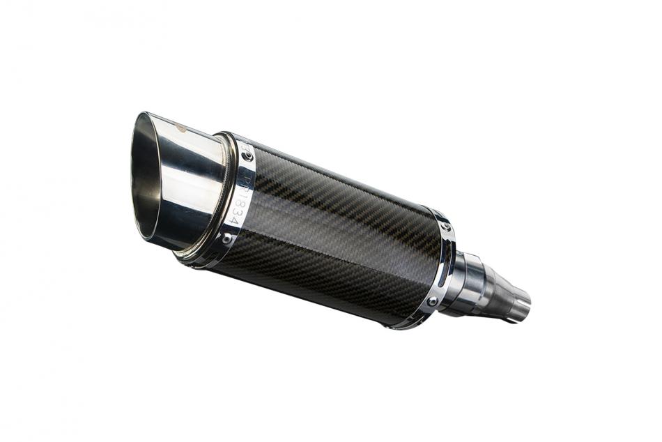 KYMCO DOWNTOWN 300i 2011-2016 200mm ROUND CARBON  SILENCER EXHAUST KIT