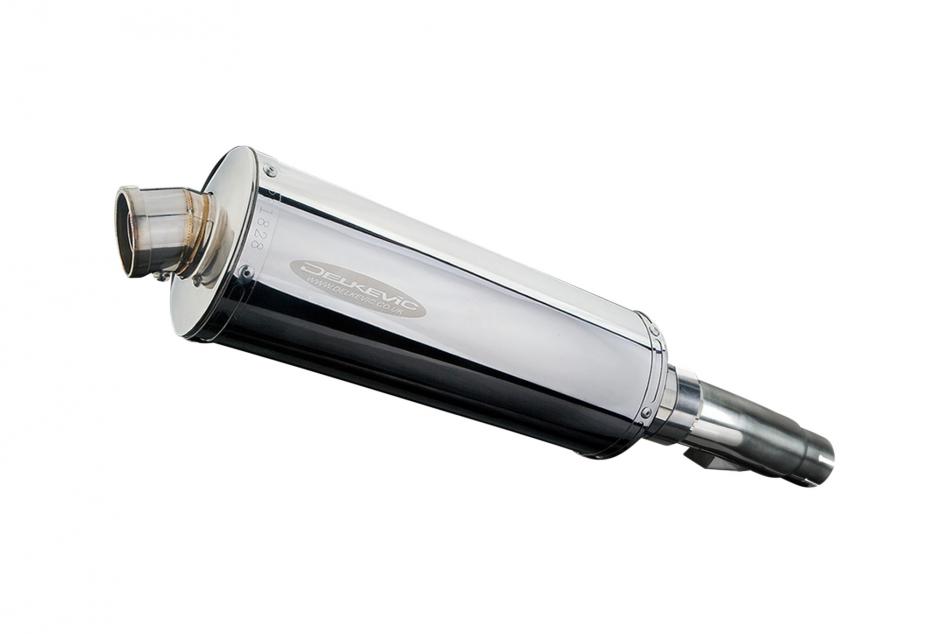 Honda NC700X ABS 2011-2015 350mm Oval Stainless Exhaust Silencer Can Kit