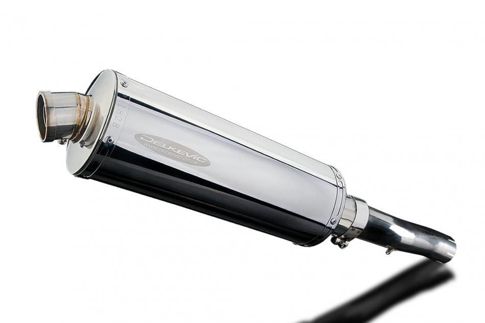 HONDA CBR600F ABS 11-13 LOWLEVEL 350mm OVAL STAINLESS BSAU SILENCER EXHAUST KIT