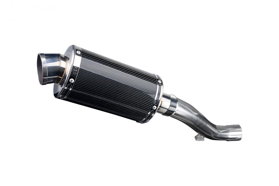 HONDA VFR1200X CROSSTOURER 12-19 225mm OVAL CARBON SILENCER EXHAUST KIT