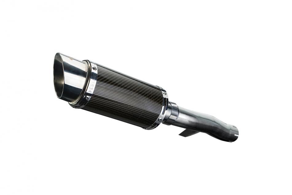 HONDA CB1100A 2013-2017 200mm ROUND CARBON  SILENCER EXHAUST KIT