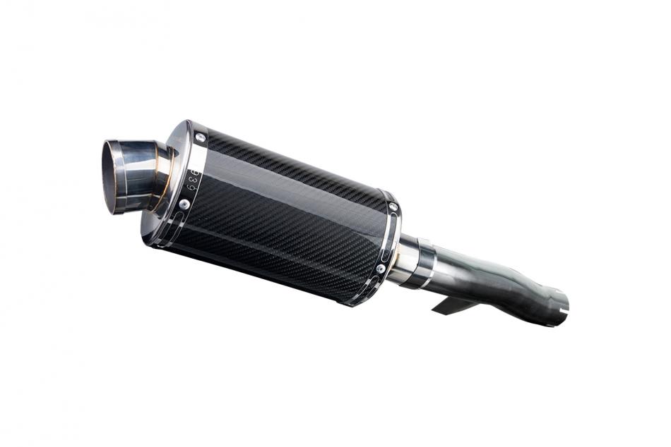 HONDA CB1100A 2013-2017 225mm OVAL CARBON SILENCER EXHAUST KIT