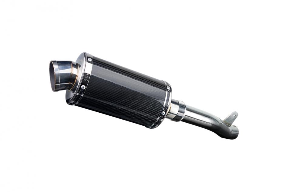 SUZUKI GSXR1000 2001-2002 K1-K2 225mm OVAL CARBON SILENCER EXHAUST KIT