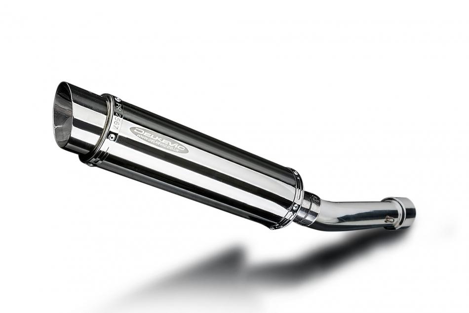 APRILIA TUONO R FACTORY 2002-05 350mm ROUND STAINLESS BSAU SILENCER EXHAUST KIT