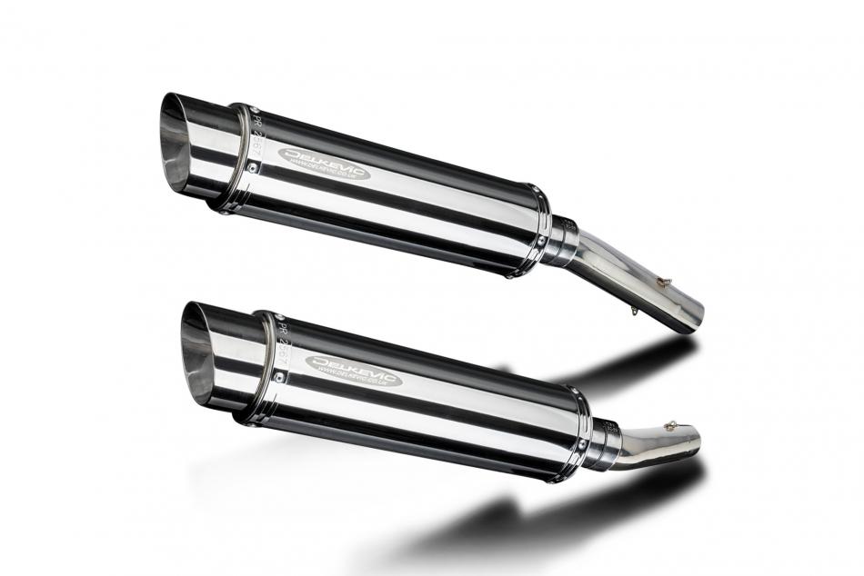 APRILIA TUONO1000R FACTORY 06-10 350mm ROUND STAINLESS BSAU SILENCER EXHAUST KIT