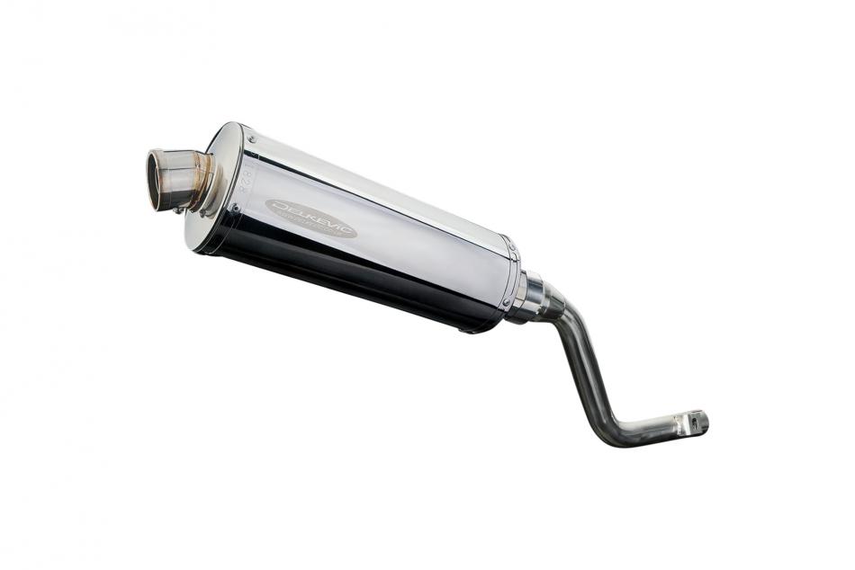 HONDA XR125L 2003-2010 350mm OVAL STAINLESS BSAU SILENCER EXHAUST KIT