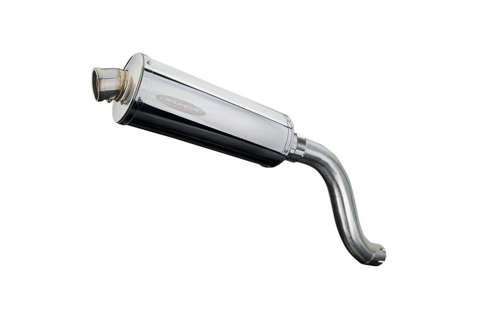 TRIUMPH SPEED TRIPLE 955i 02-04 HI LEVEL 350mm OVAL STAINLESS BSAU EXHAUST KIT