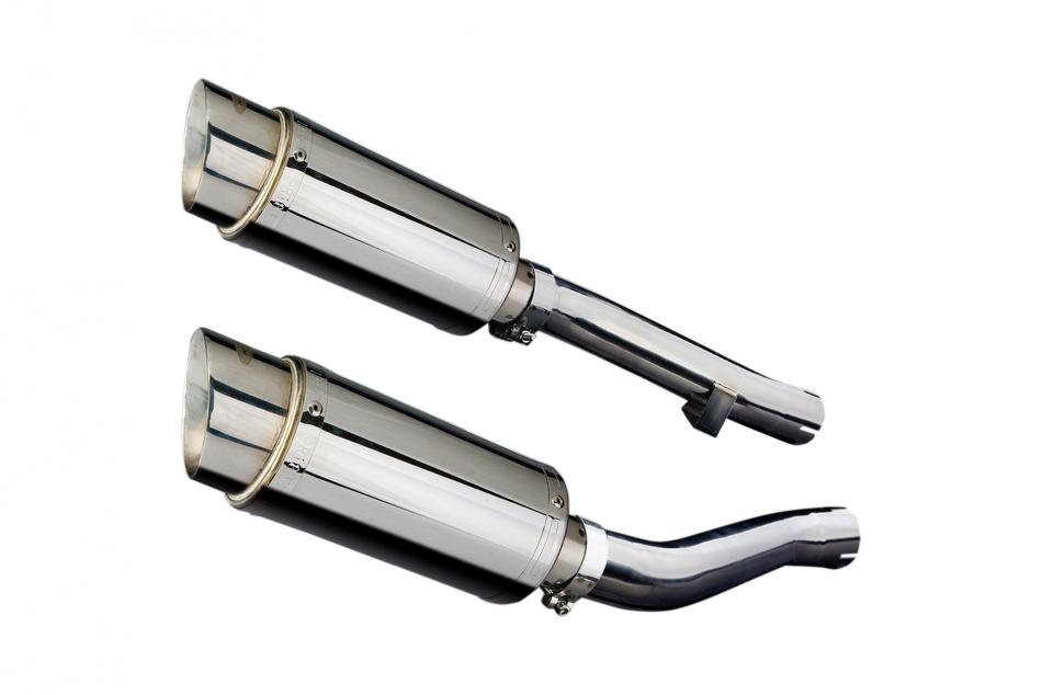 YAMAHA XJR1300 2004-2006 200mm ROUND STAINLESS SILENCER EXHAUST KIT